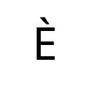 CYRILLIC CAPITAL LETTER IE WITH GRAVE Cyrillic Unicode U+400