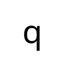 LATIN SMALL LETTER Q Basic Latin Unicode U+71