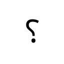 REVERSED QUESTION MARK Supplemental Punctuation Unicode U+2E2E