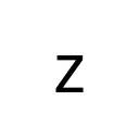LATIN SMALL LETTER Z Basic Latin Unicode U+7A