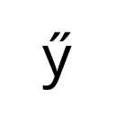 CYRILLIC SMALL LETTER U WITH DOUBLE ACUTE Cyrillic Unicode U+4F3
