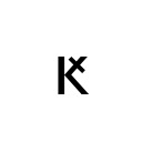 CYRILLIC SMALL LETTER ALEUT KA Cyrillic Supplement Unicode U+51F