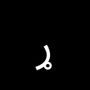 ARABIC LETTER REH WITH RING Arabic Unicode U+693