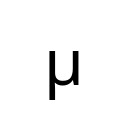 MICRO SIGN Latin-1 Supplement Unicode U+B5