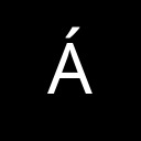 LATIN CAPITAL LETTER A WITH ACUTE Latin-1 Supplement Unicode U+C1