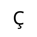 LATIN CAPITAL LETTER C WITH CEDILLA Latin-1 Supplement Unicode U+C7
