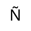 LATIN CAPITAL LETTER N WITH TILDE Latin-1 Supplement Unicode U+D1