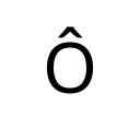 LATIN CAPITAL LETTER O WITH CIRCUMFLEX Latin-1 Supplement Unicode U+D4