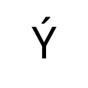 LATIN CAPITAL LETTER Y WITH ACUTE Latin-1 Supplement Unicode U+DD