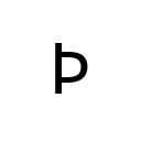 LATIN CAPITAL LETTER THORN Latin-1 Supplement Unicode U+DE