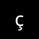 LATIN SMALL LETTER C WITH CEDILLA Latin-1 Supplement Unicode U+E7