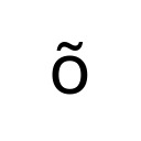 LATIN SMALL LETTER O WITH TILDE Latin-1 Supplement Unicode U+F5