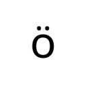 LATIN SMALL LETTER O WITH DIAERESIS Latin-1 Supplement Unicode U+F6