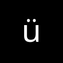 LATIN SMALL LETTER U WITH DIAERESIS Latin-1 Supplement Unicode U+FC