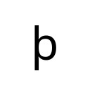 LATIN SMALL LETTER THORN Latin-1 Supplement Unicode U+FE