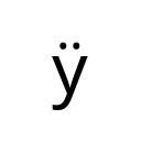 LATIN SMALL LETTER Y WITH DIAERESIS Latin-1 Supplement Unicode U+FF