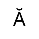 LATIN CAPITAL LETTER A WITH BREVE Latin Extended-A Unicode U+102