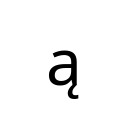 LATIN SMALL LETTER A WITH OGONEK Latin Extended-A Unicode U+105