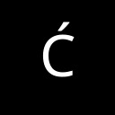 LATIN CAPITAL LETTER C WITH ACUTE Latin Extended-A Unicode U+106