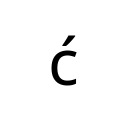 LATIN SMALL LETTER C WITH ACUTE Latin Extended-A Unicode U+107