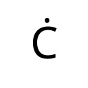 LATIN CAPITAL LETTER C WITH DOT ABOVE Latin Extended-A Unicode U+10A