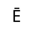 LATIN CAPITAL LETTER E WITH MACRON Latin Extended-A Unicode U+112
