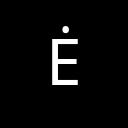 LATIN CAPITAL LETTER E WITH DOT ABOVE Latin Extended-A Unicode U+116