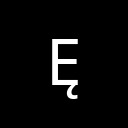 LATIN CAPITAL LETTER E WITH OGONEK Latin Extended-A Unicode U+118