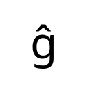 LATIN SMALL LETTER G WITH CIRCUMFLEX Latin Extended-A Unicode U+11D