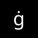 LATIN SMALL LETTER G WITH DOT ABOVE Latin Extended-A Unicode U+121