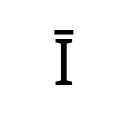 LATIN CAPITAL LETTER I WITH MACRON Latin Extended-A Unicode U+12A