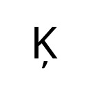LATIN CAPITAL LETTER K WITH CEDILLA Latin Extended-A Unicode U+136