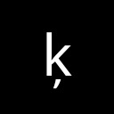 LATIN SMALL LETTER K WITH CEDILLA Latin Extended-A Unicode U+137