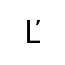 LATIN CAPITAL LETTER L WITH CARON Latin Extended-A Unicode U+13D