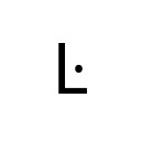 LATIN CAPITAL LETTER L WITH MIDDLE DOT Latin Extended-A Unicode U+13F