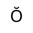 LATIN CAPITAL LETTER O WITH BREVE Latin Extended-A Unicode U+14E