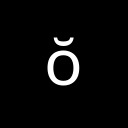 LATIN SMALL LETTER O WITH BREVE Latin Extended-A Unicode U+14F