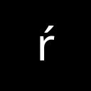 LATIN SMALL LETTER R WITH ACUTE Latin Extended-A Unicode U+155