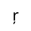 LATIN SMALL LETTER R WITH CEDILLA Latin Extended-A Unicode U+157