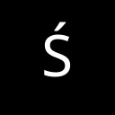 LATIN CAPITAL LETTER S WITH ACUTE Latin Extended-A Unicode U+15A