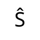 LATIN CAPITAL LETTER S WITH CIRCUMFLEX Latin Extended-A Unicode U+15C