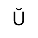 LATIN CAPITAL LETTER U WITH BREVE Latin Extended-A Unicode U+16C
