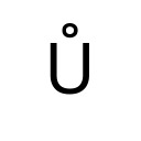 LATIN CAPITAL LETTER U WITH RING ABOVE Latin Extended-A Unicode U+16E