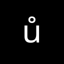 LATIN SMALL LETTER U WITH RING ABOVE Latin Extended-A Unicode U+16F