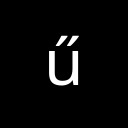 LATIN SMALL LETTER U WITH DOUBLE ACUTE Latin Extended-A Unicode U+171