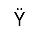 LATIN CAPITAL LETTER Y WITH DIAERESIS Latin Extended-A Unicode U+178