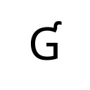 LATIN CAPITAL LETTER G WITH HOOK Latin Extended-B Unicode U+193