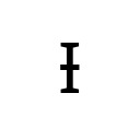 LATIN CAPITAL LETTER I WITH STROKE Latin Extended-B Unicode U+197