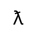 LATIN SMALL LETTER LAMBDA WITH STROKE Latin Extended-B Unicode U+19B