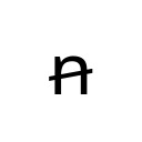 LATIN SMALL LETTER N WITH OBLIQUE STROKE Latin Extended-D Unicode U+A7A5